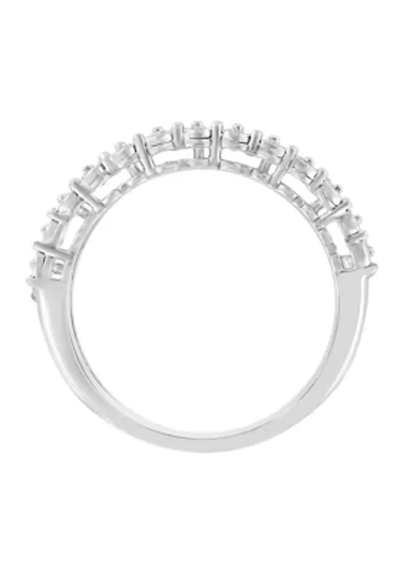 1/4 ct. t.w. Diamond Ring in Sterling Silver
