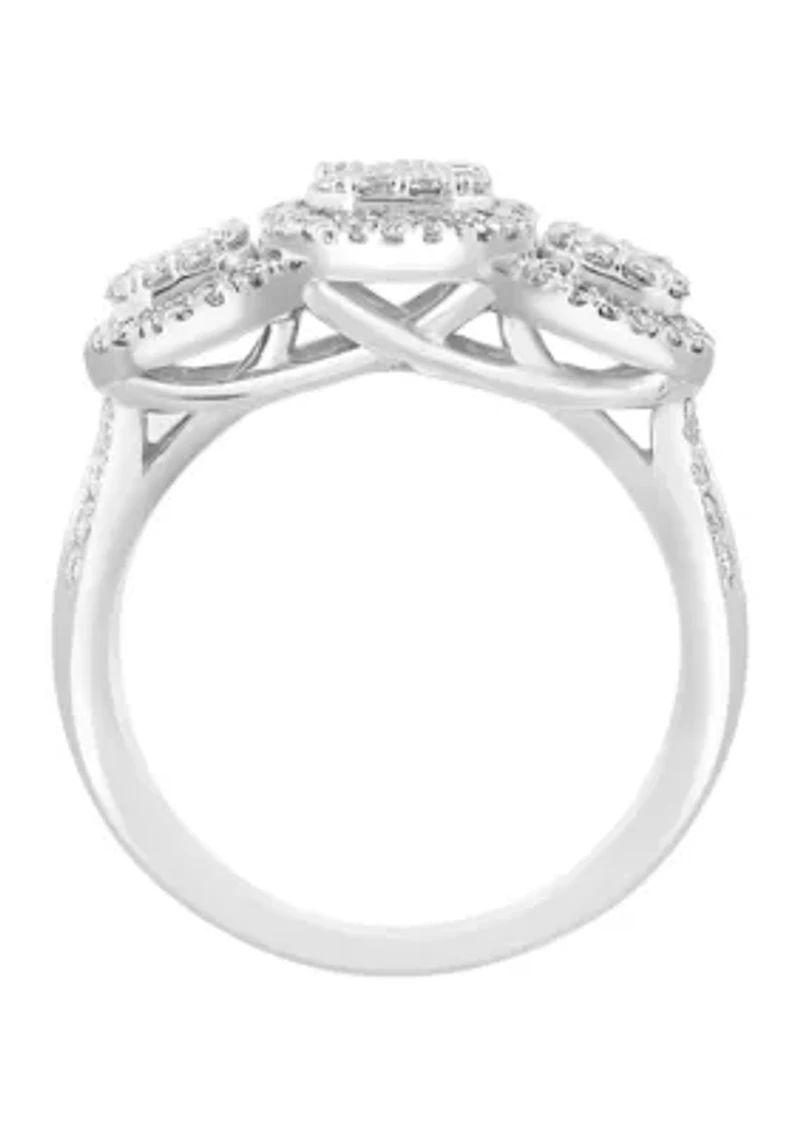 1 ct. t.w. Diamond Ring in Sterling Silver