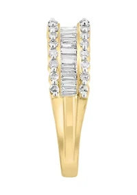 14K Yellow Gold Diamond Ring 