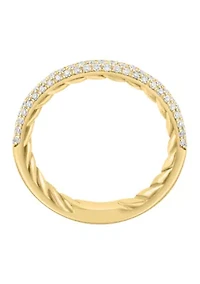  14K Yellow Gold Diamond Ring