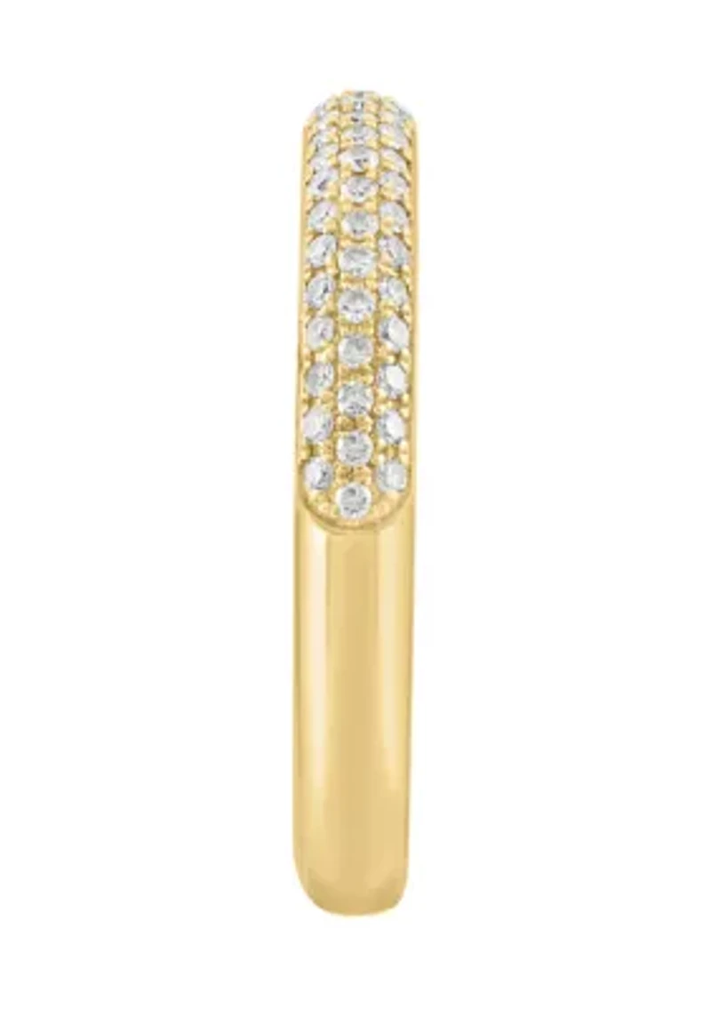14K Yellow Gold Diamond Ring