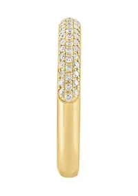  14K Yellow Gold Diamond Ring