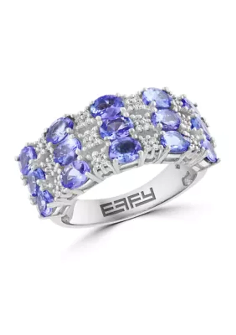 Sterling Silver Diamond Ring