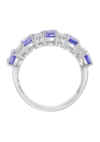 Sterling Silver Diamond Ring