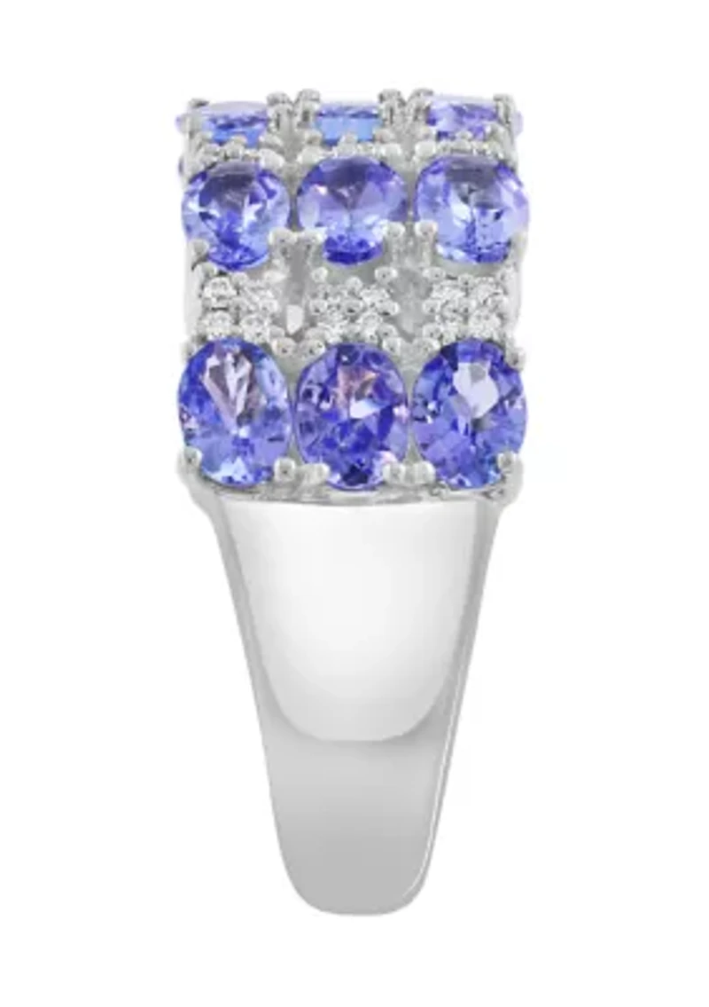 Sterling Silver Diamond Ring