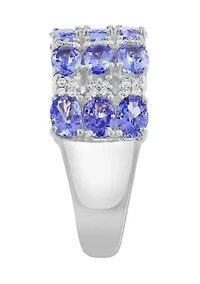 Sterling Silver Diamond Ring