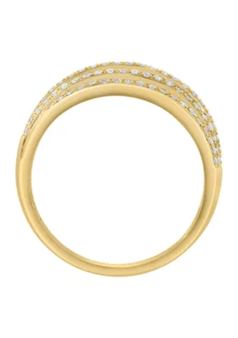 3/8 ct. t.w. Diamond Ring in 14K Yellow Gold