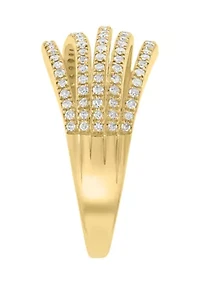 3/8 ct. t.w. Diamond Ring in 14K Yellow Gold