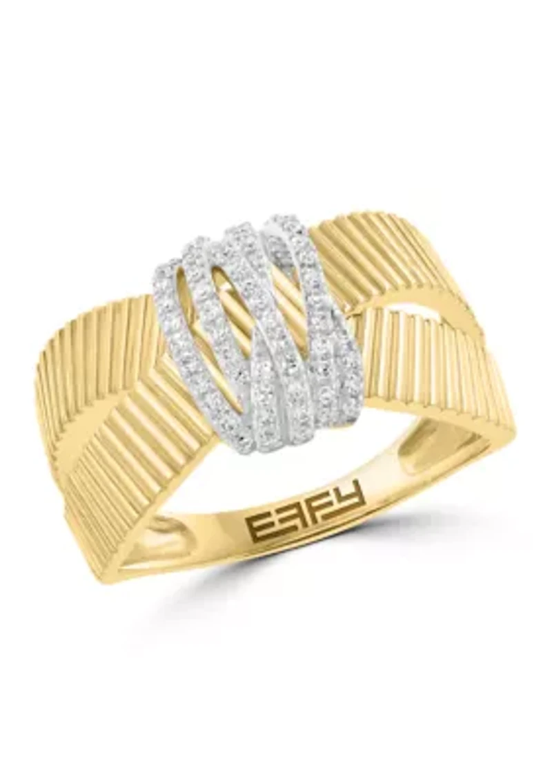 1/6 ct. t.w. Diamond Ring in 14K Yellow Gold