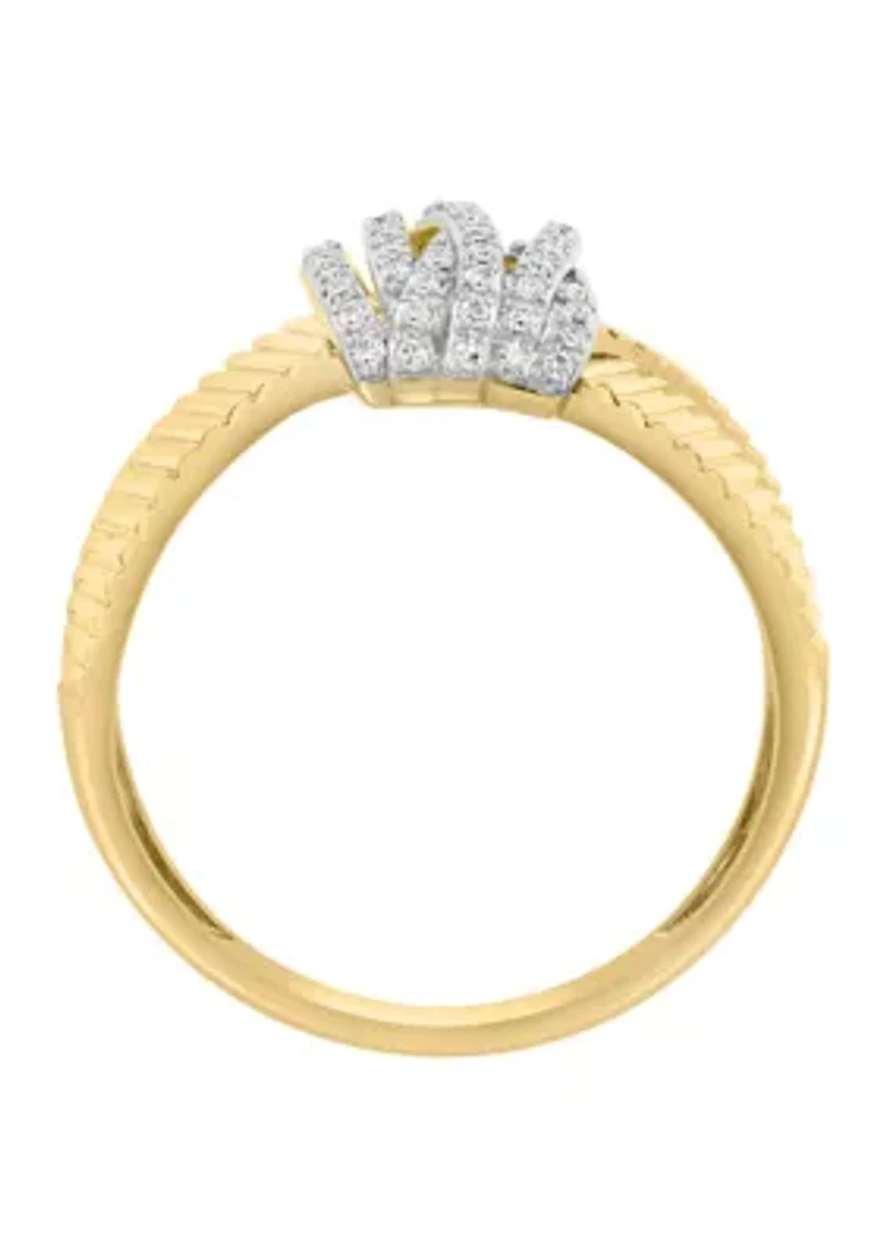 1/6 ct. t.w. Diamond Ring in 14K Yellow Gold