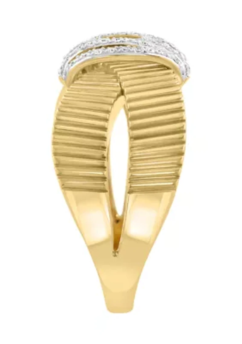 1/6 ct. t.w. Diamond Ring in 14K Yellow Gold