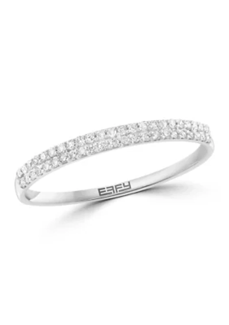 14K White Gold Diamond Ring
