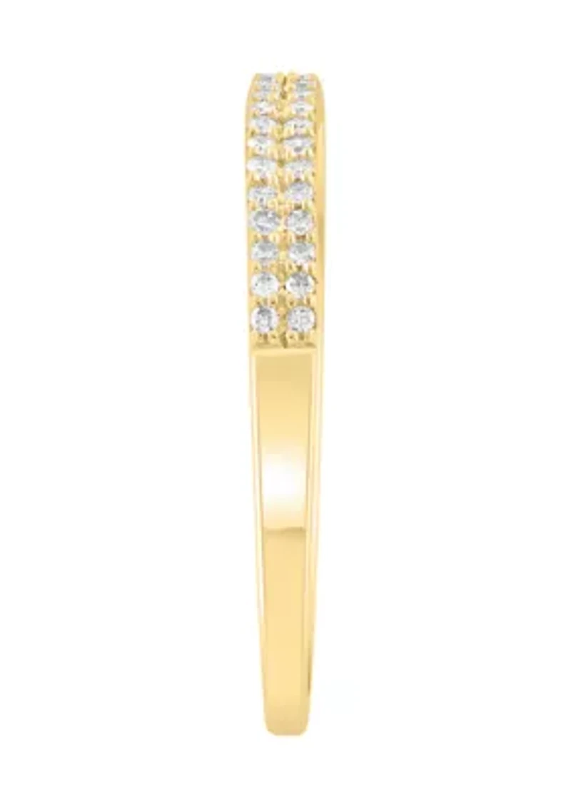 1/ ct. t.w. Diamond Ring in 14K Yellow Gold