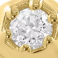 Gold over Sterling Silver 14KY Plated Diamond Ring