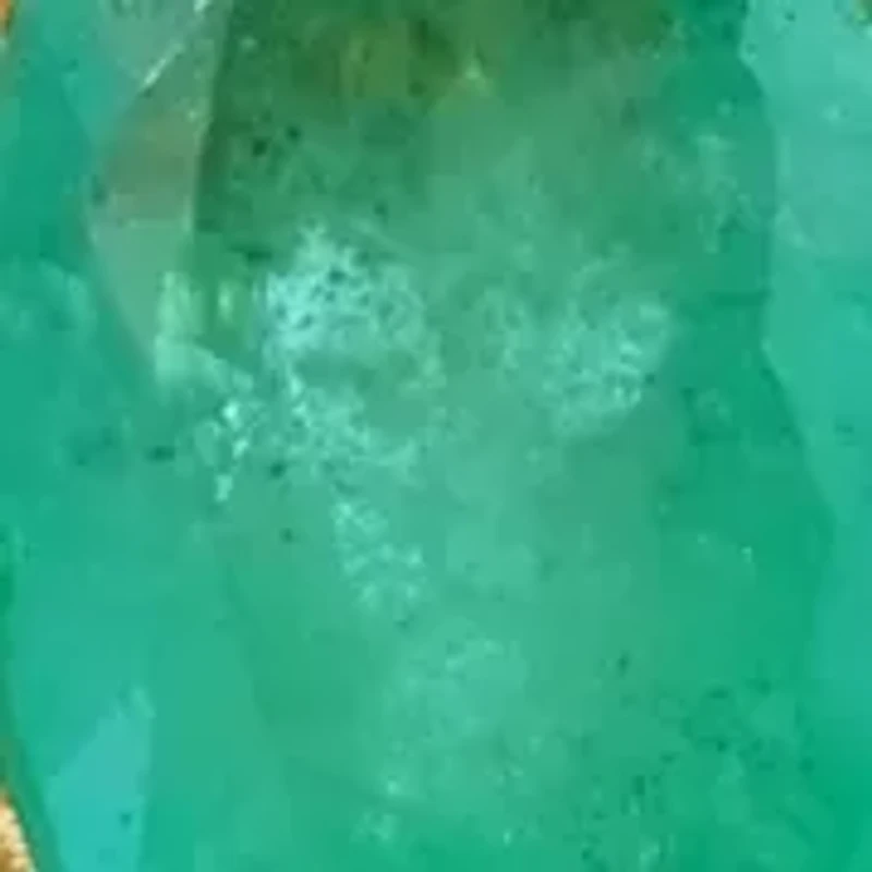 14K Yellow Gold Diamond Emerald Ring 