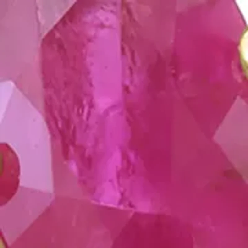 14K Yellow Gold Diamond and Natural Ruby Ring