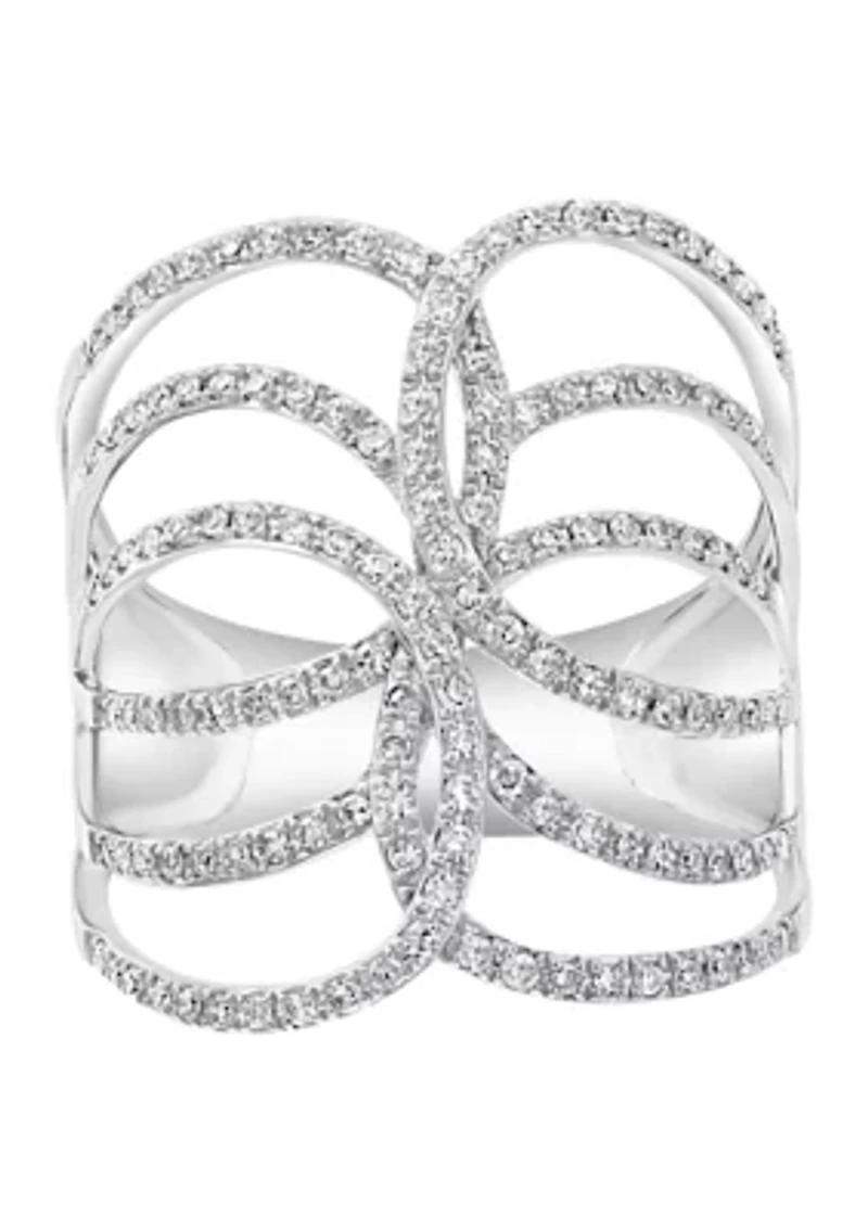 ct. t.w. Diamond Ring in 14k White Gold