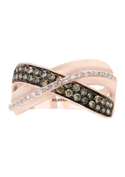3/8 ct. t.w. Diamond Ring in 14K Rose Gold