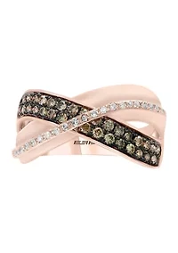 3/8 ct. t.w. Diamond Ring in 14K Rose Gold