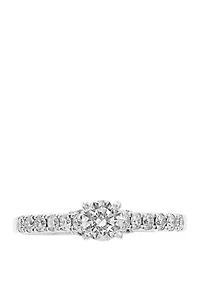 3/4 ct. t.w. Diamond Infinite Love Engagement Ring in 14k White Gold