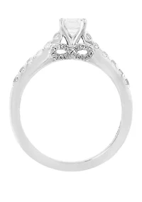 3/4 ct. t.w. Diamond Infinite Love Engagement Ring in 14k White Gold
