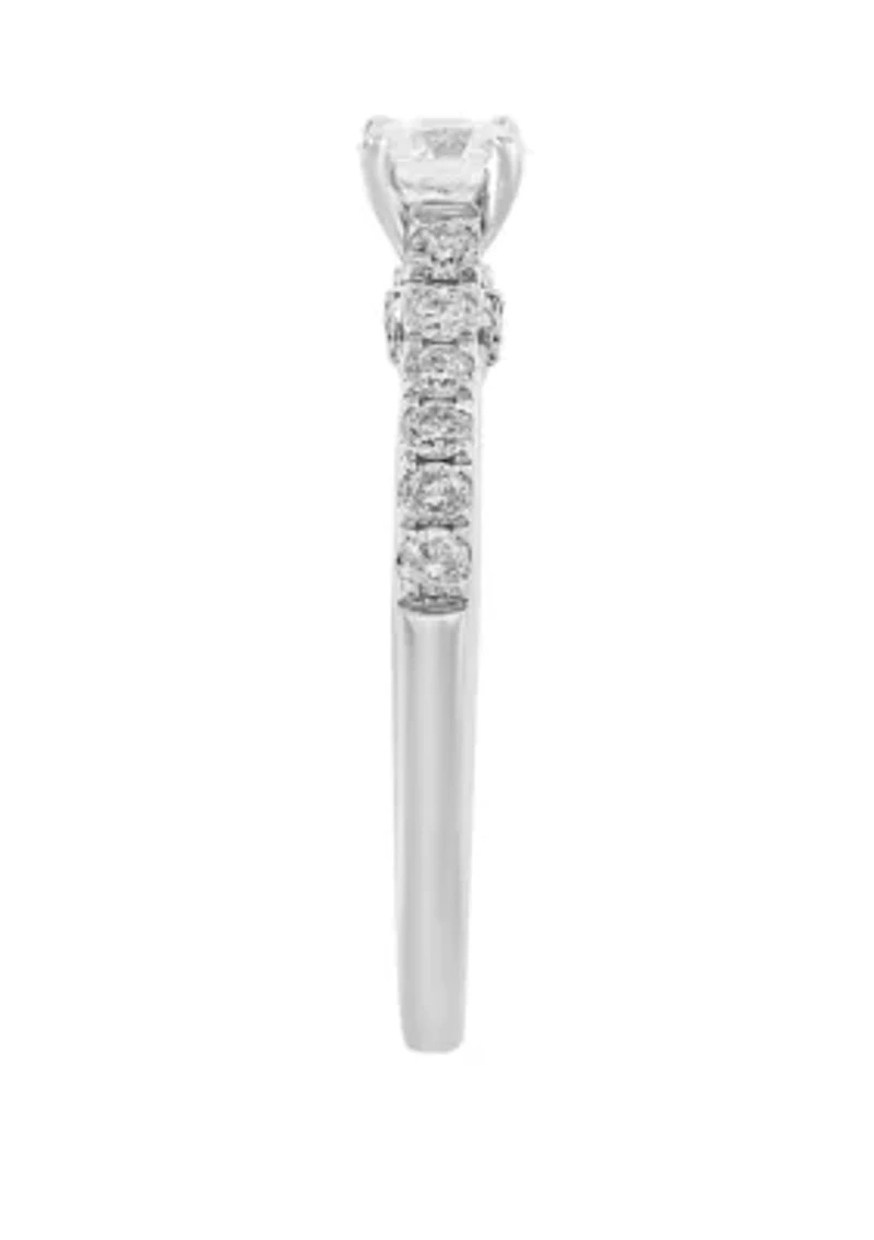 3/4 ct. t.w. Diamond Infinite Love Engagement Ring in 14k White Gold