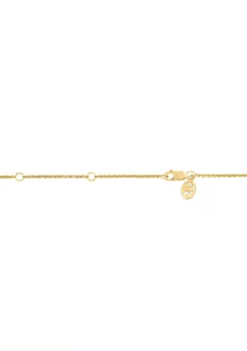 1 ct. t.w. Lab Grown Diamond Necklace in Gold Over Sterling Silver