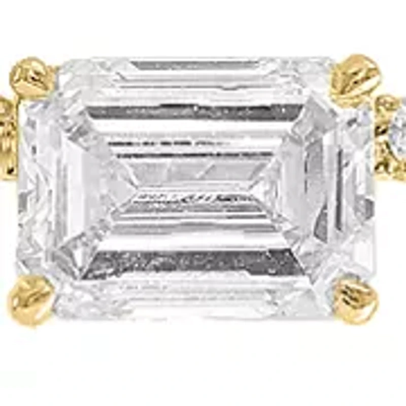 14K Yellow Gold Lab Grown Diamond Necklace