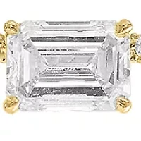 14K Yellow Gold Lab Grown Diamond Necklace