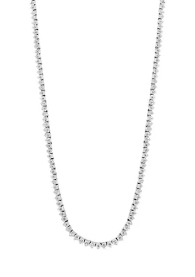 1 ct. t.w. Miracle Set Diamond Tennis Necklace in 14K White Gold