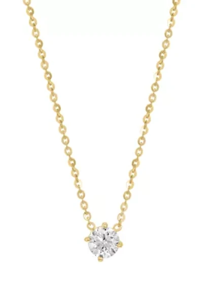Diamond Necklace in 14K Yellow Gold