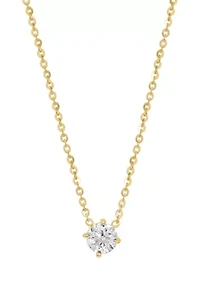 Diamond Necklace in 14K Yellow Gold