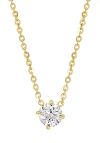 Diamond Necklace in 14K Yellow Gold