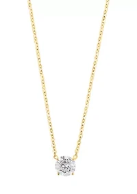 1 ct. t.w. Diamond Necklace in 14K Yellow Gold