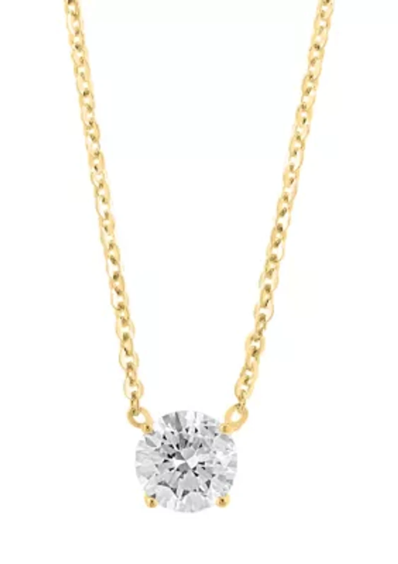 1 ct. t.w. Diamond Necklace in 14K Yellow Gold