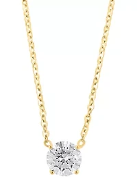 1 ct. t.w. Diamond Necklace in 14K Yellow Gold