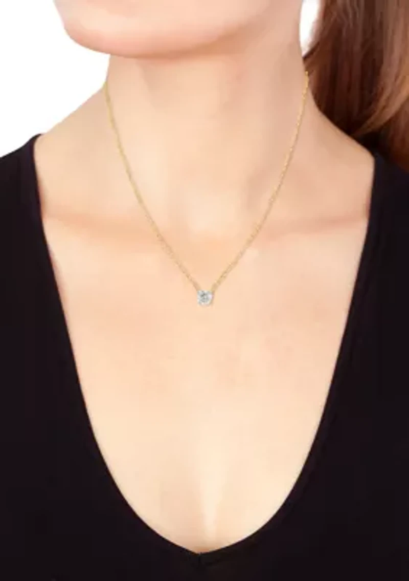 1 ct. t.w. Diamond Necklace in 14K Yellow Gold