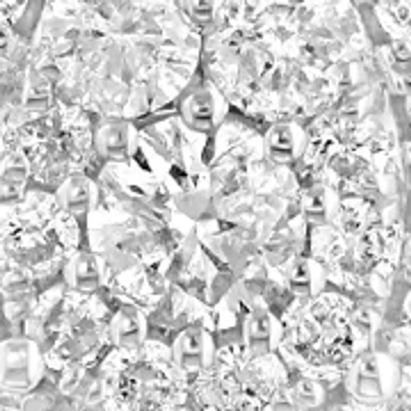 14K White Gold Diamond Necklace