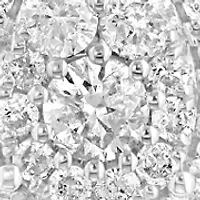 14K White Gold Diamond Necklace