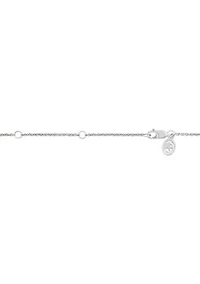 14K White Gold Diamond Necklace