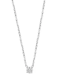 1 ct. t.w. Diamond Necklace in 14K White Gold