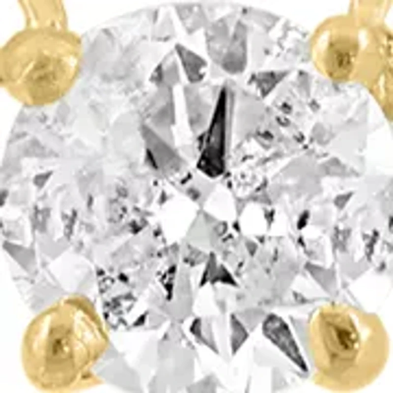 14K Yellow Gold 1/5 ct. t.w. Diamond Necklace