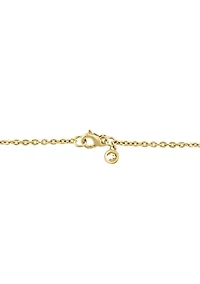 14K Yellow Gold 1/5 ct. t.w. Diamond Necklace