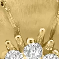 5/8 ct. t.w. Diamond Flower Necklace in 14K Yellow Gold