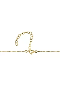 1/6 ct. t.w.  Diamond, Pink Sapphire Butterfly Necklace in 14k Yellow Gold