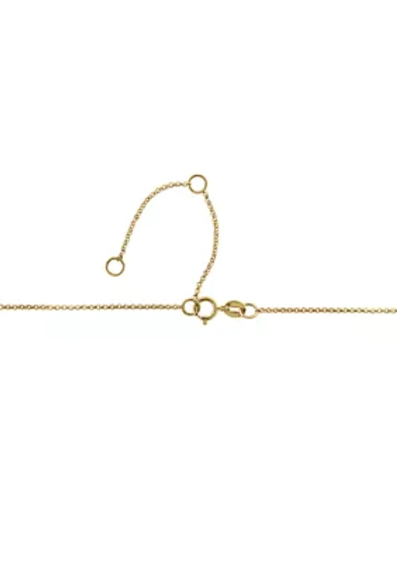 Diamond Panther Necklace in 14K Yellow Gold