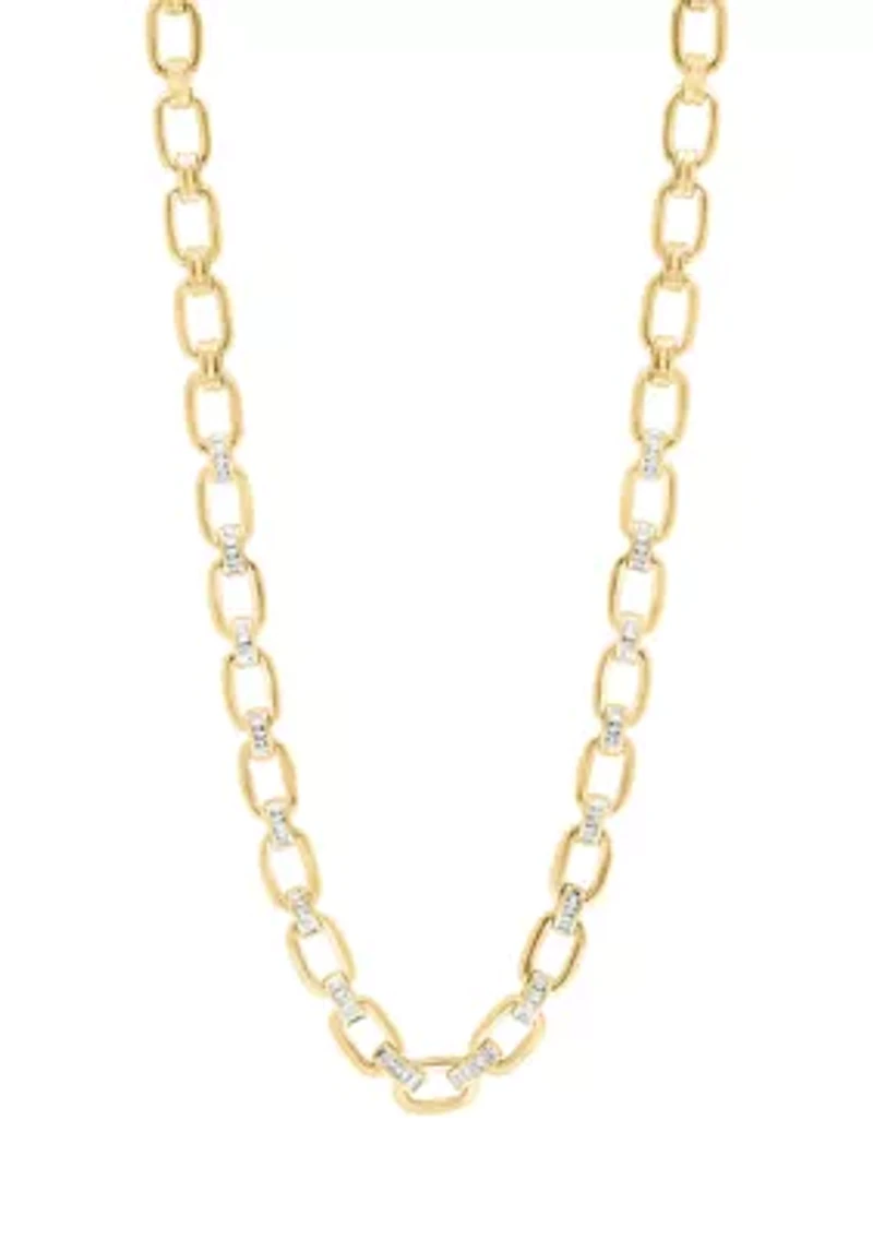 7/8 ct. t.w. Diamond Necklace in 14K Yellow Gold