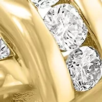 14K Yellow Gold Diamond Necklace