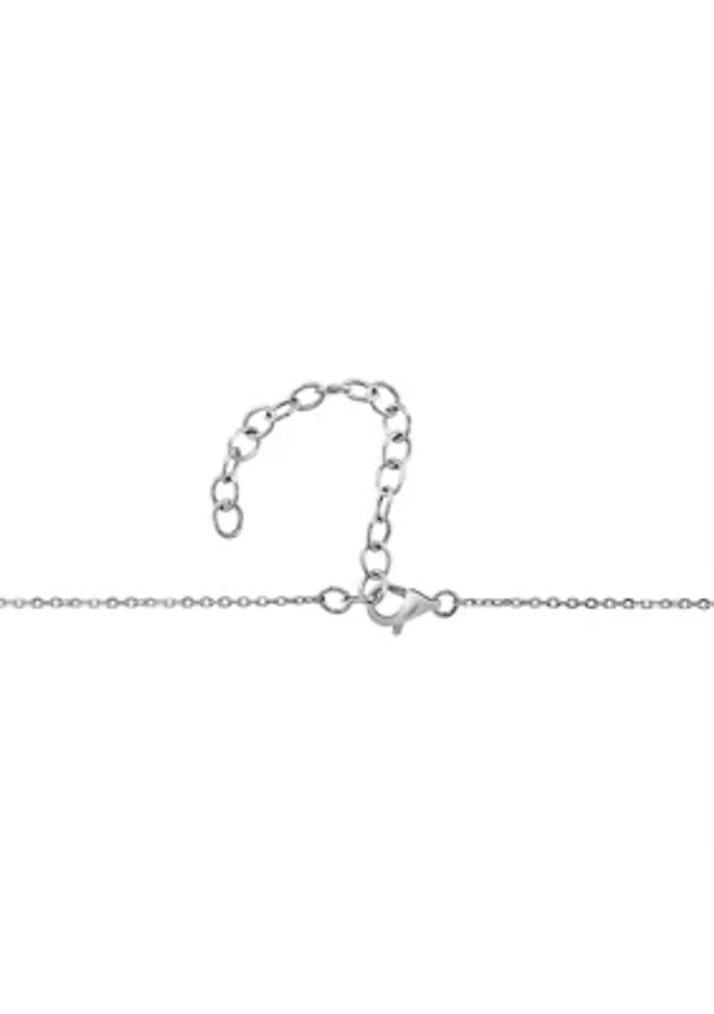 Diamond Pendant Necklace in 14K White Gold