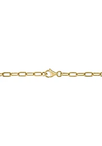 Gold Over Silver Diamond Necklace